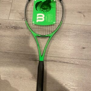 Wilson Vibrant Green and Black Tennis Racket